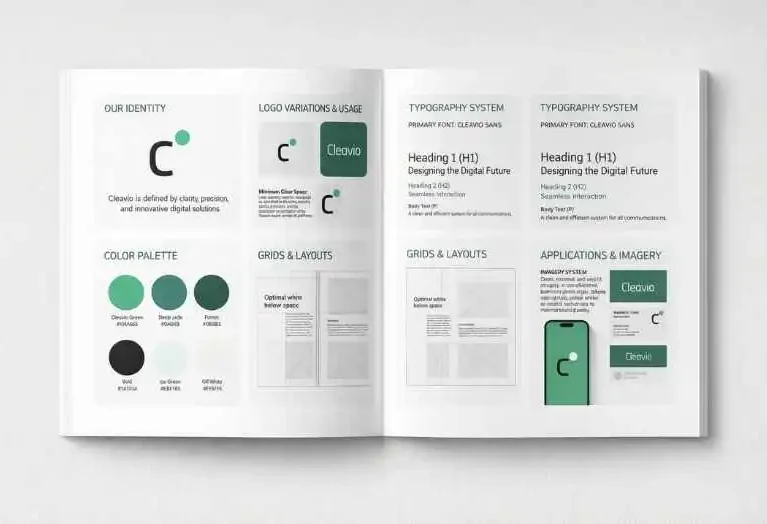 Clavio – Branding Design von Pixoraa